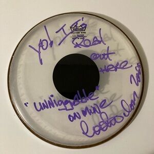 JSA Authenticated Signed Coolio Drumhead